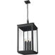 Hartwell 6 Light 15 inch Sand Black Outdoor Chain Mount Ceiling Fixture
