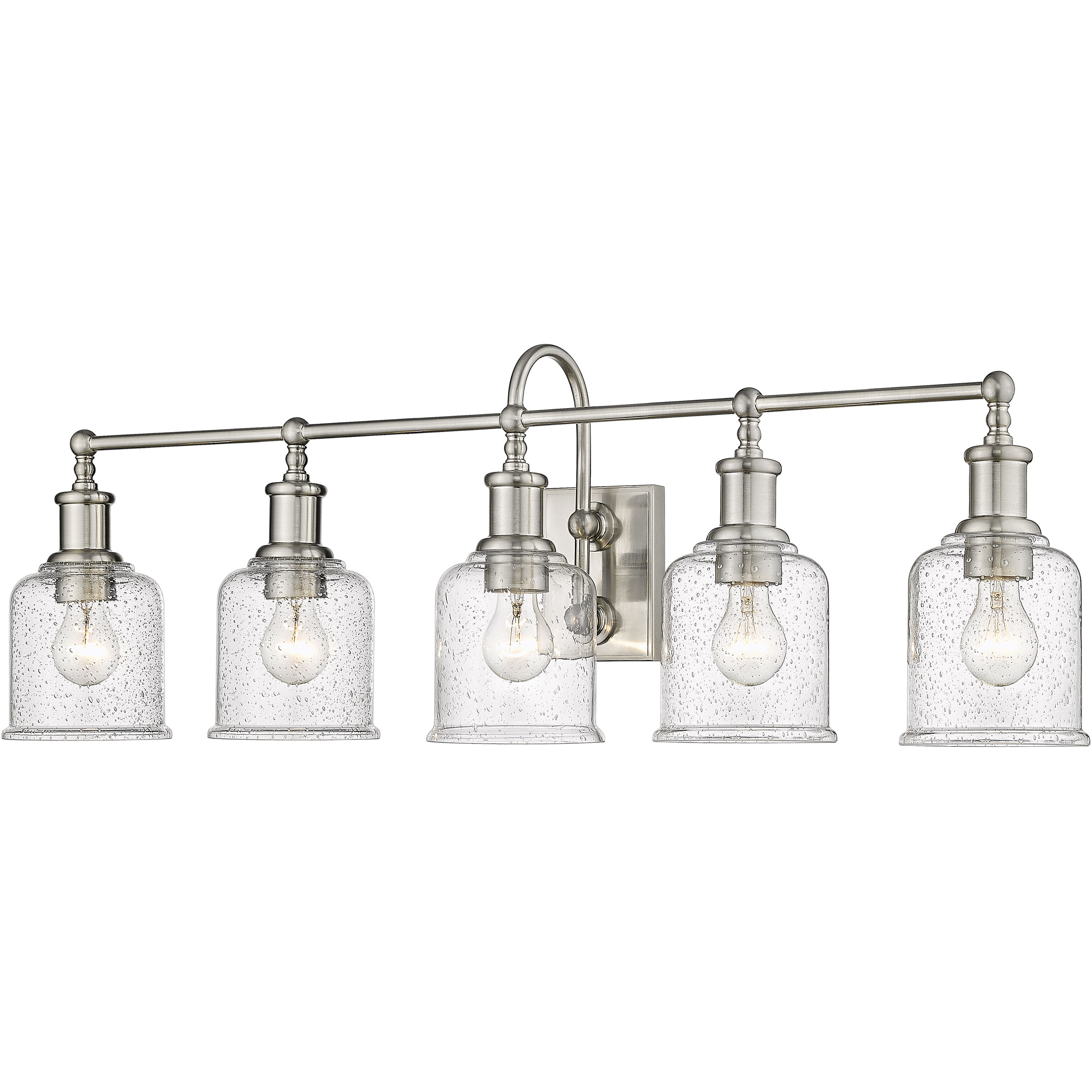 Bryant 5 Light 40.5 inch Brushed Nickel Vanity Wall Light