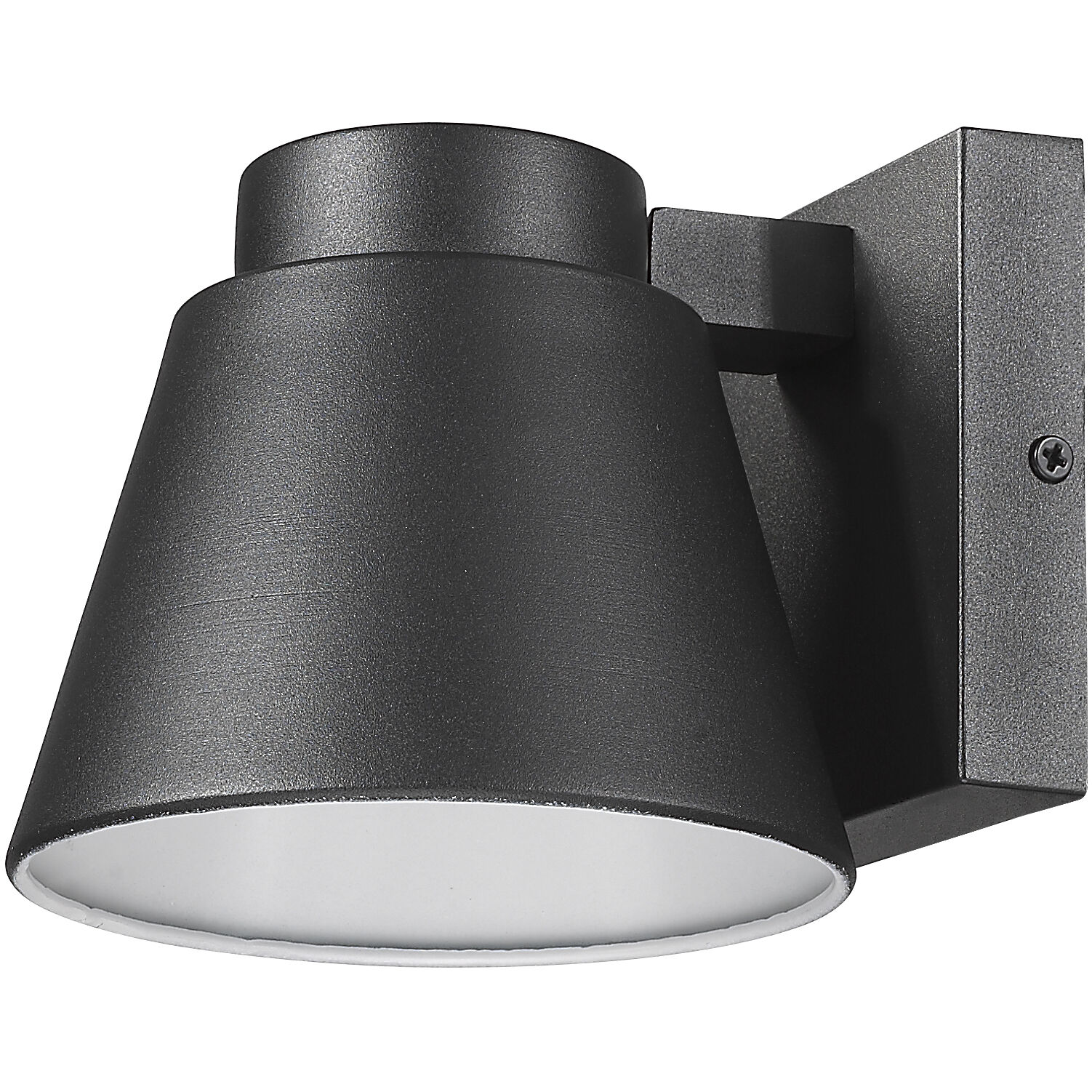 Asher LED 5 inch Black Outdoor Wall Light