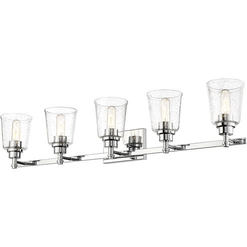 Bohin 5 Light 41.25 inch Chrome Vanity Wall Light