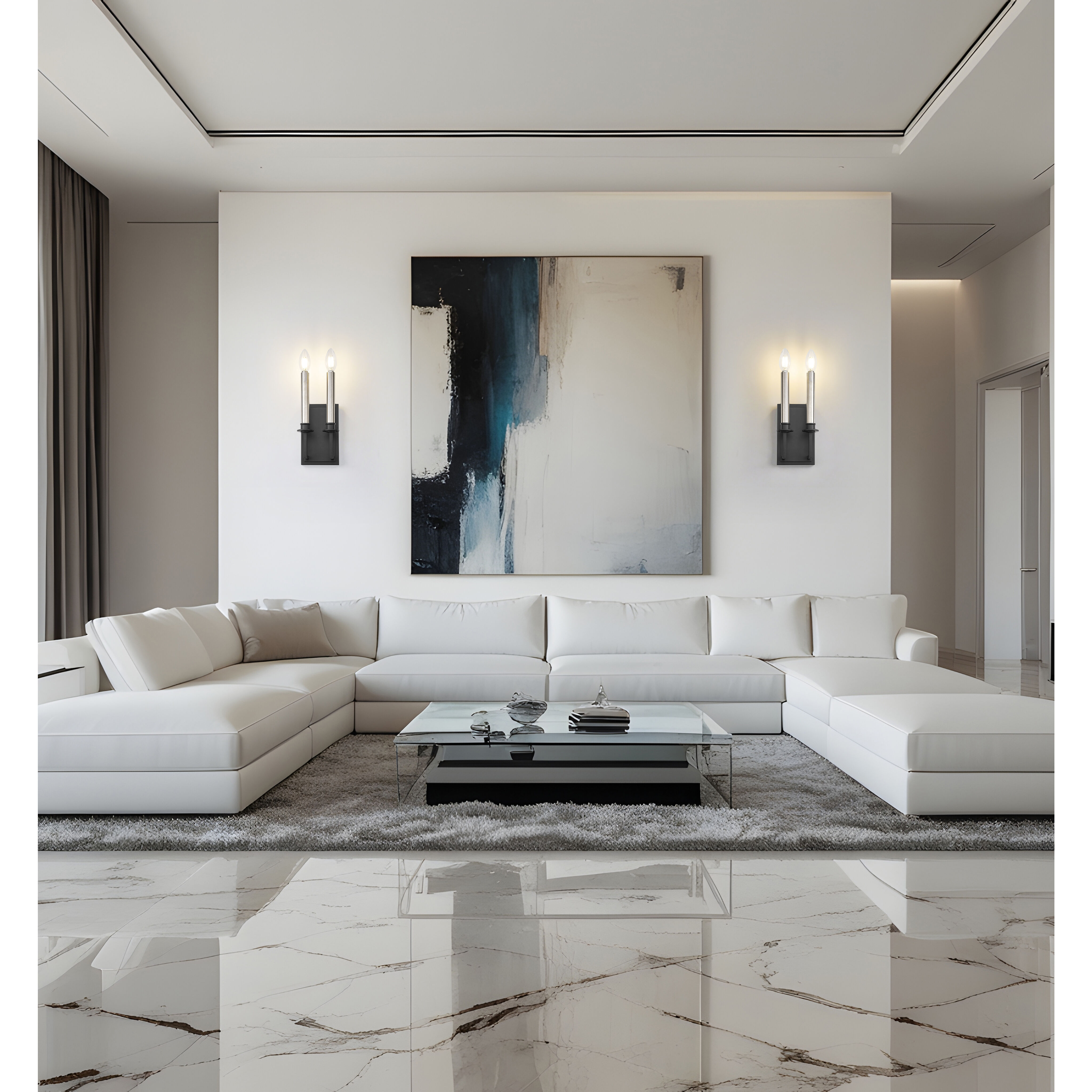 Orson Wall Sconce Wall Light in Matte Black