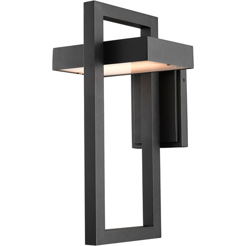 Luttrel LED 18 inch Black Outdoor Wall Light