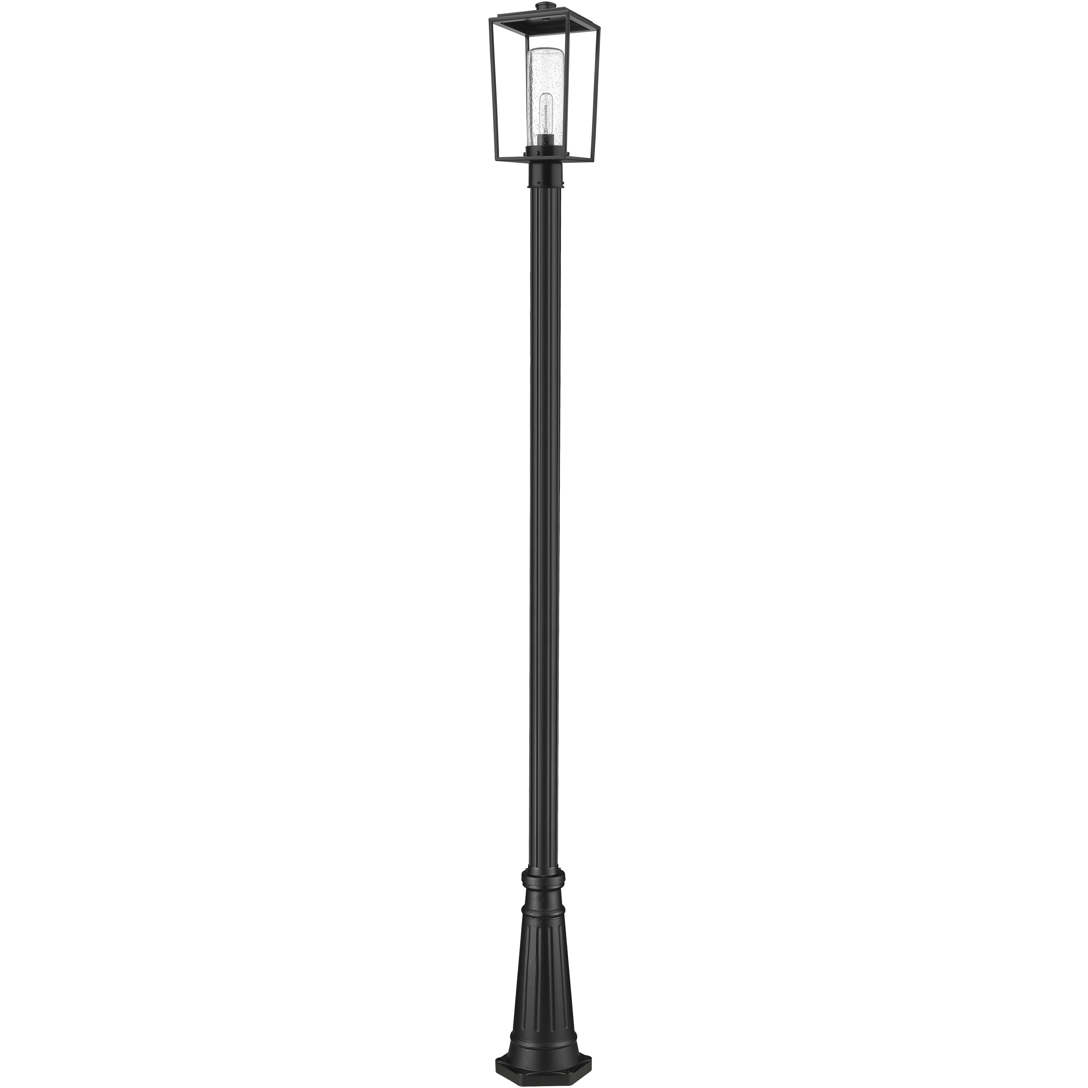 Sheridan 1 Light 17.5 inch Black Outdoor Post Mounted Fixture