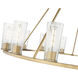 Titus 15 Light 62.5 inch Modern Gold Chandelier Ceiling Light