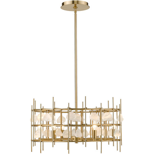 Garroway 6 Light 24 inch Aged Brass Chandelier Ceiling Light