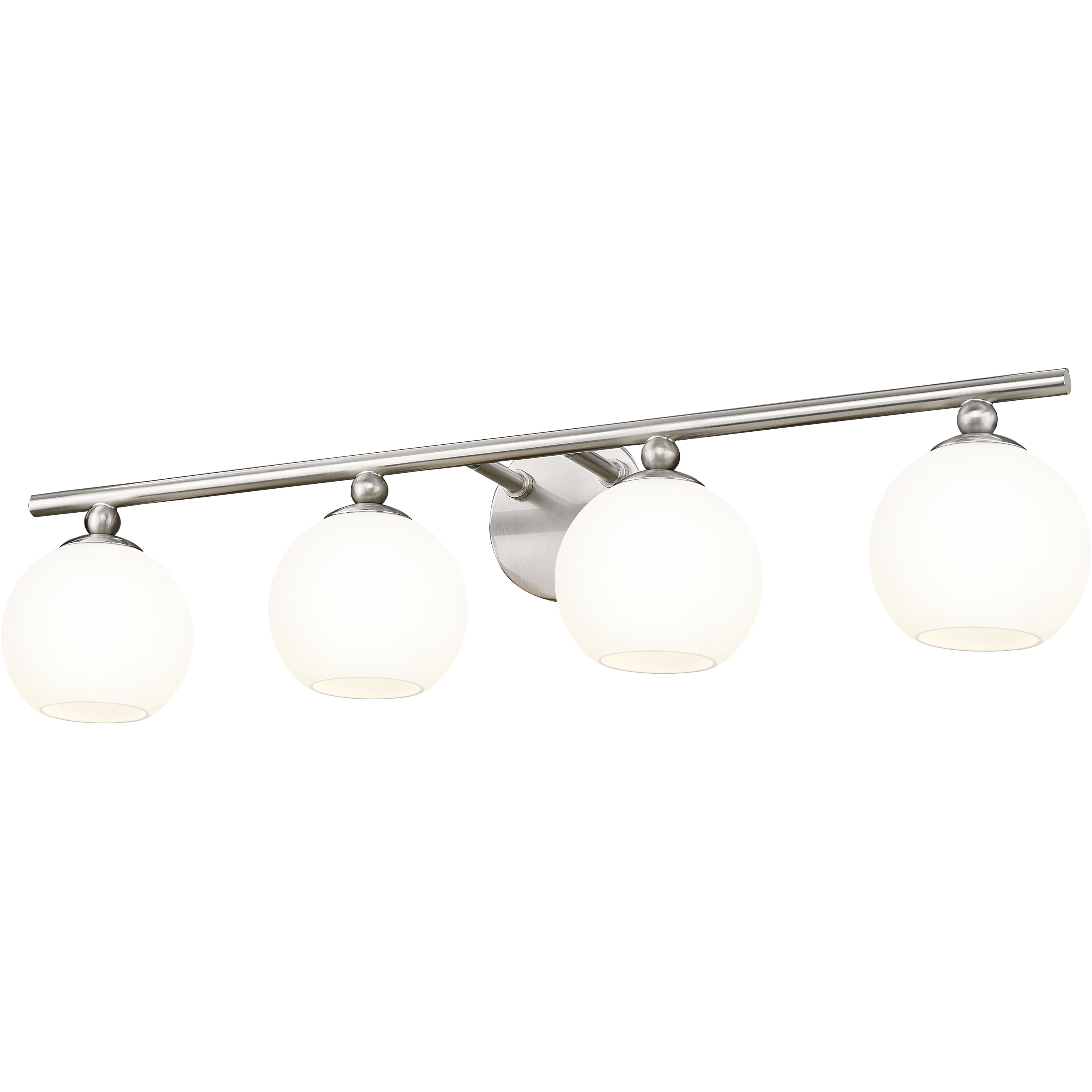Neoma 4 Light 30 inch Brushed Nickel Vanity Wall Light