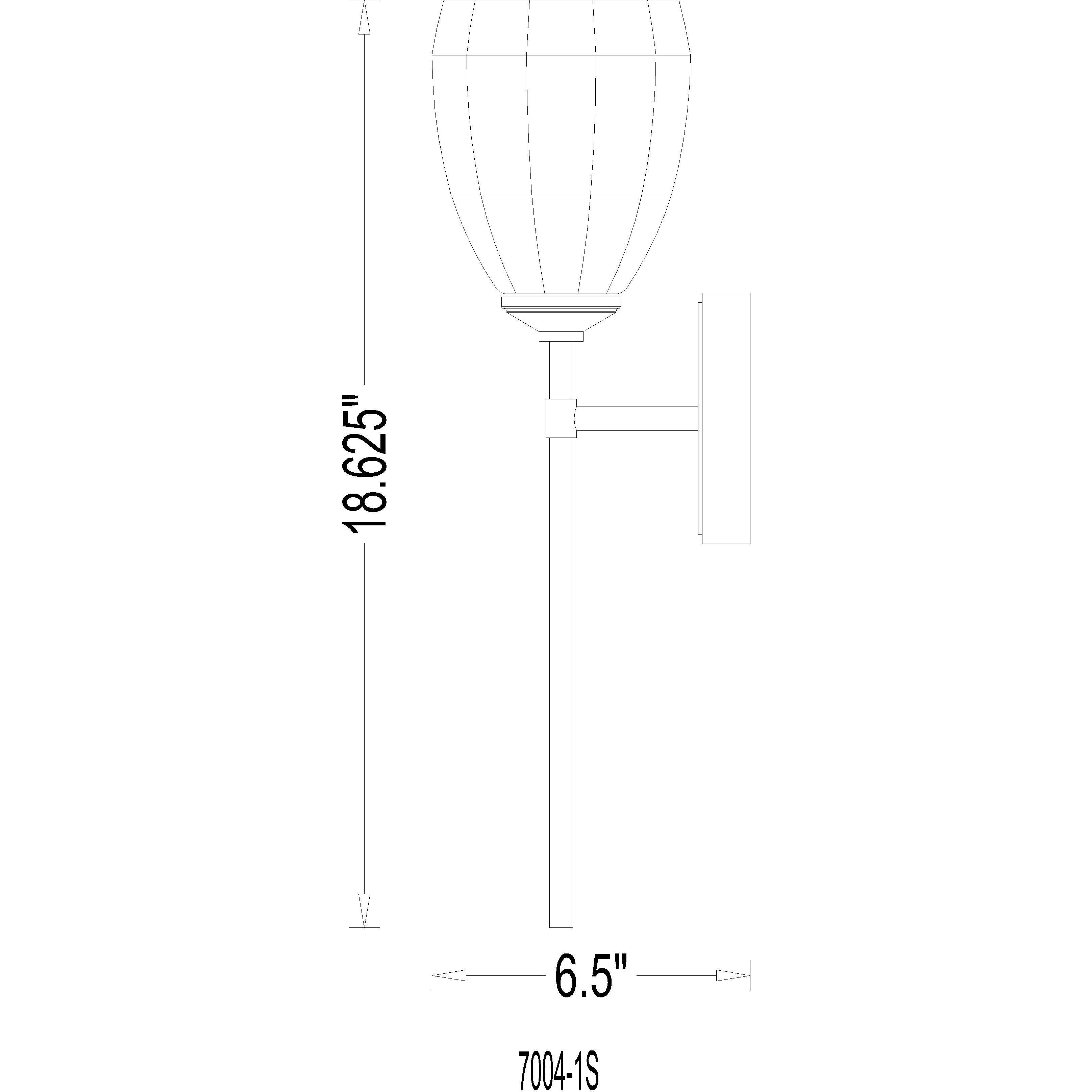 Oren Wall Sconce Wall Light in Matte Black