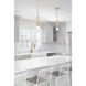 Stari 1 Light 4.75 inch Modern Gold Pendant Ceiling Light
