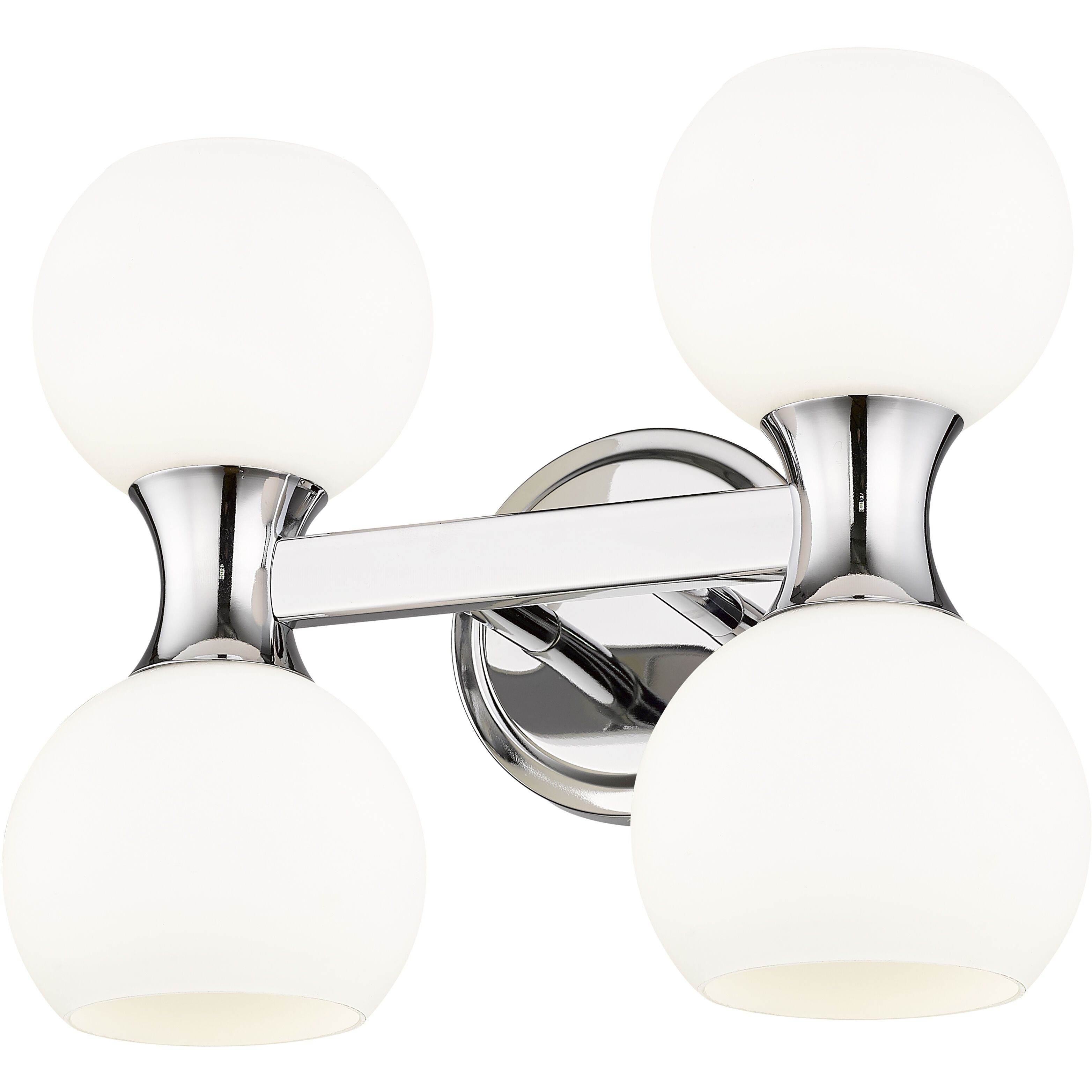 Artemis 4 Light 13 inch Chrome Vanity Wall Light