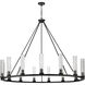Beau 15 Light 60 inch Bronze Chandelier Ceiling Light