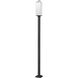 Sana 3 Light 120.25 inch Black Outdoor Post Mounted Fixture