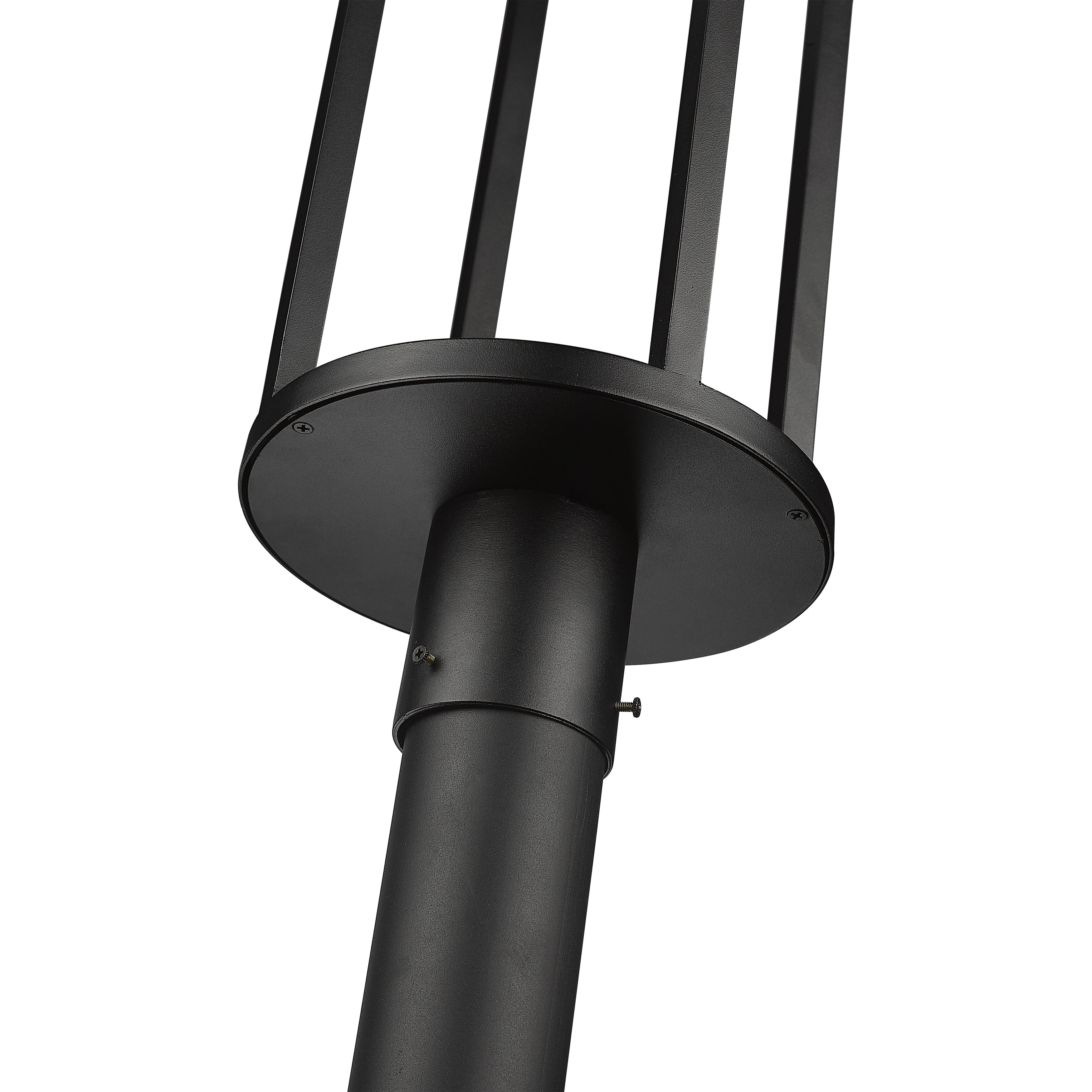Luca LED 101.51 inch Black Outdoor Post Mounted Fixture