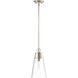 Wentworth 1 Light 7.5 inch Brushed Nickel Pendant Ceiling Light