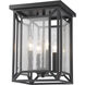 Braum 4 Light 10.2 inch Bronze Flush Mount Ceiling Light