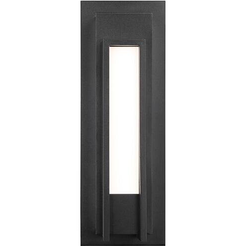 Keaton LED 20.25 inch Black Outdoor Wall Light