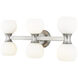 Artemis 6 Light 25 inch Brushed Nickel Vanity Wall Light