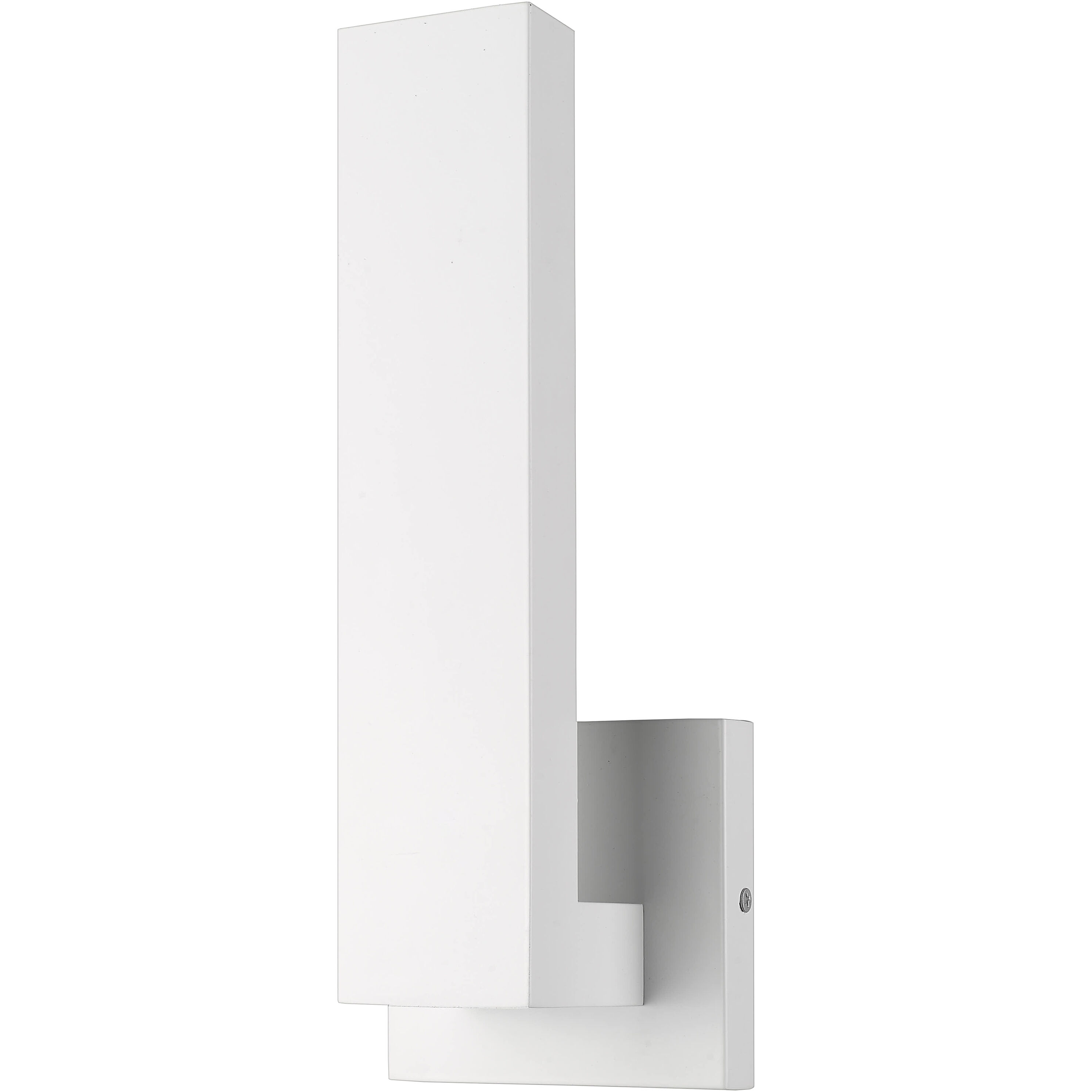 Edge LED 12 inch White Outdoor Wall Light