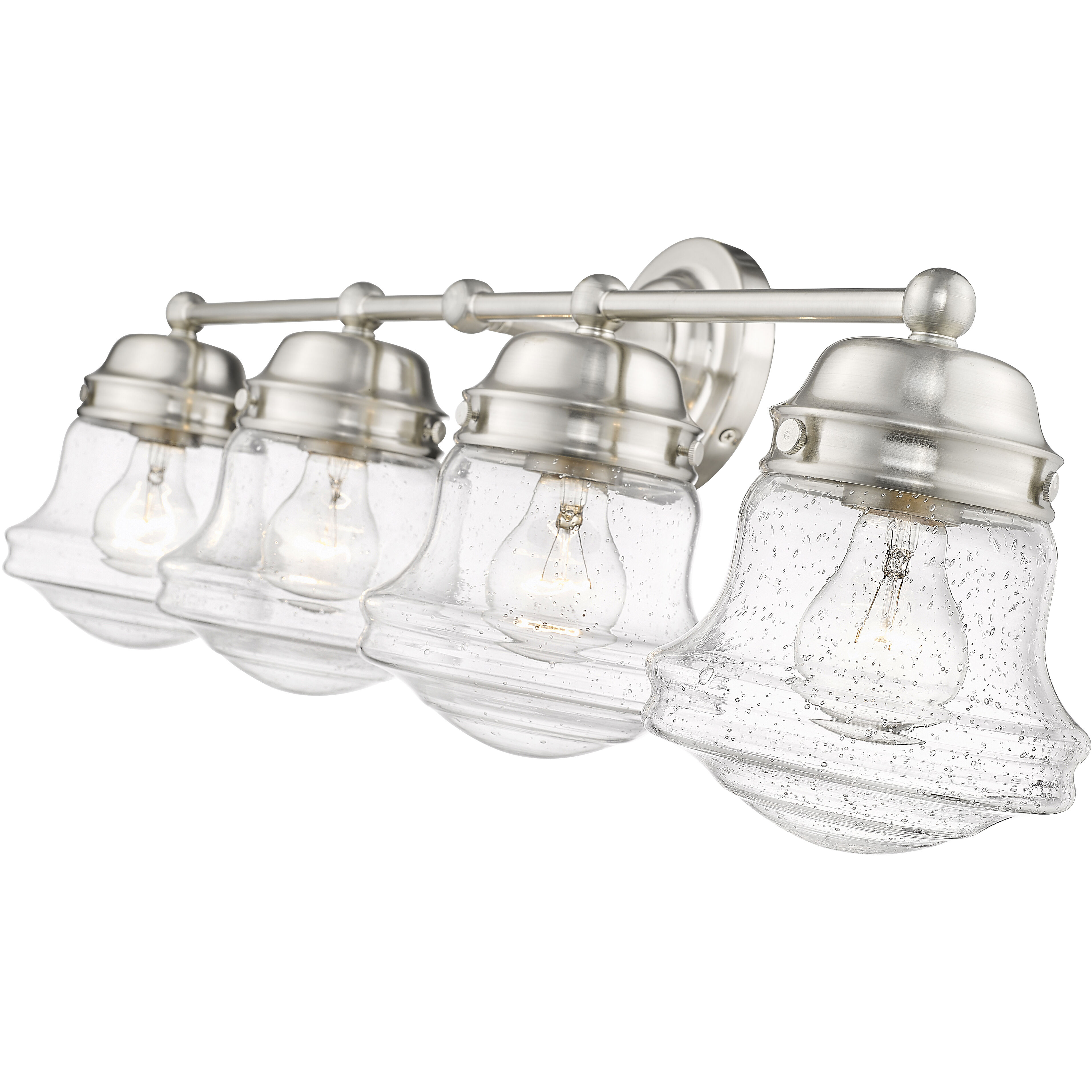 Vaughn 4 Light 31.5 inch Brushed Nickel Vanity Wall Light