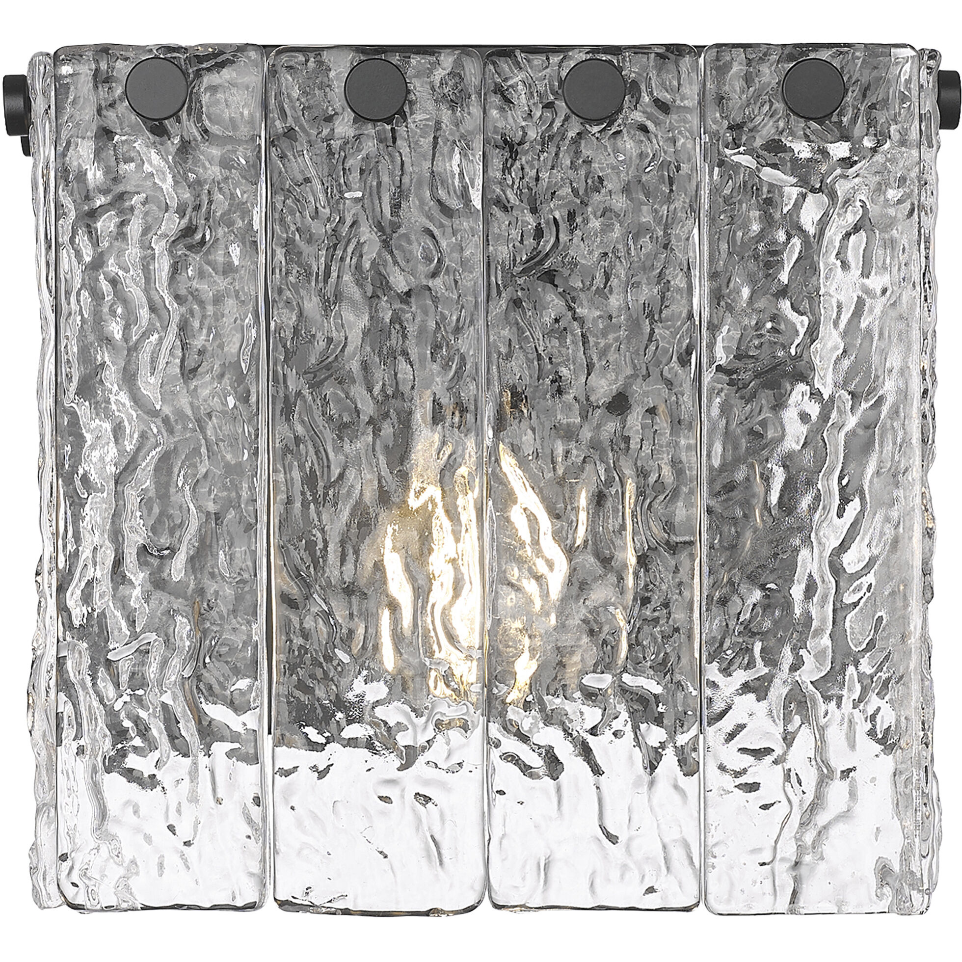 Glacier Wall Sconce Wall Light in Matte Black