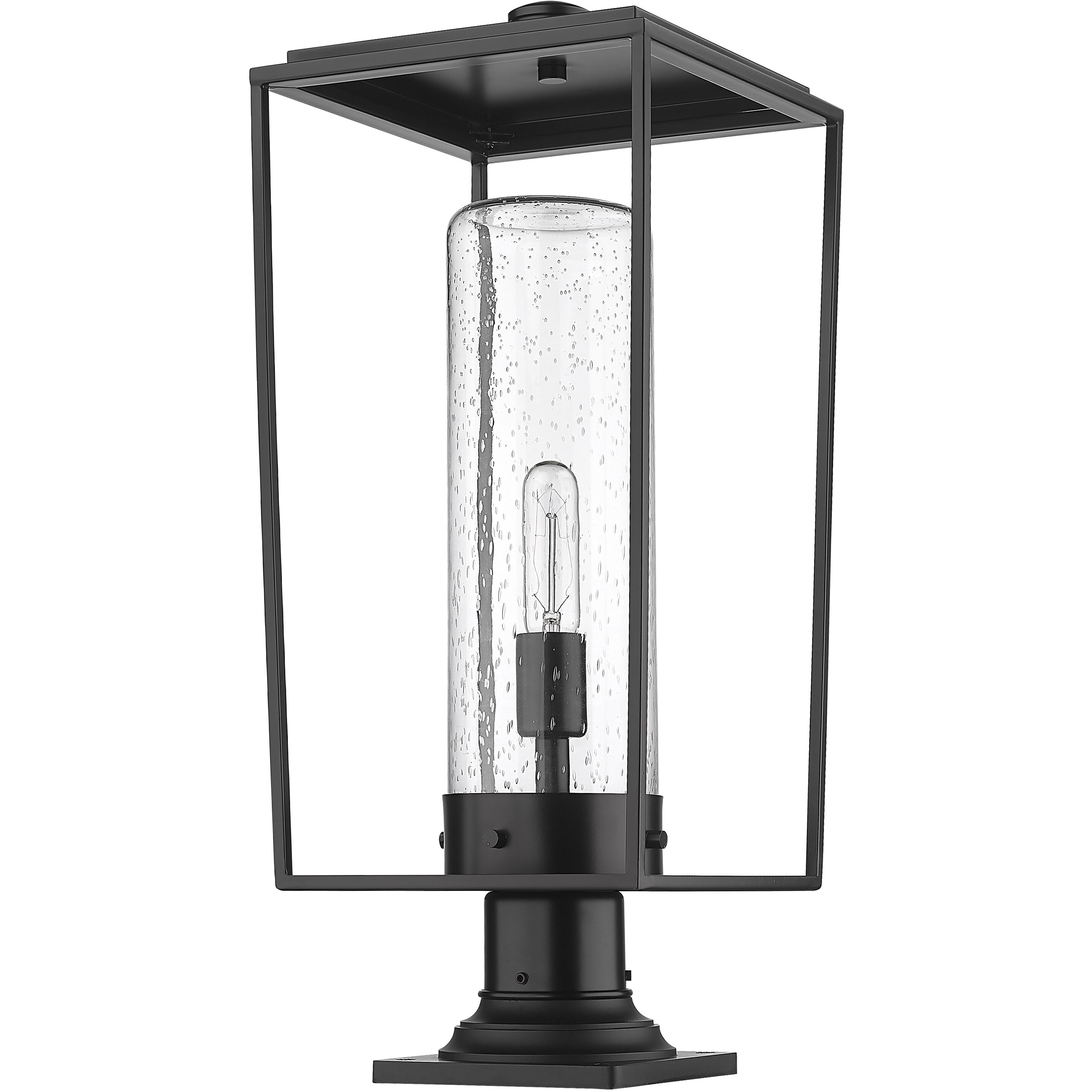 Sheridan 1 Light 24.5 inch Black Outdoor Pier Mounted Fixture