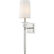 Ava 1 Light 5.5 inch Polished Nickel Wall Sconce Wall Light