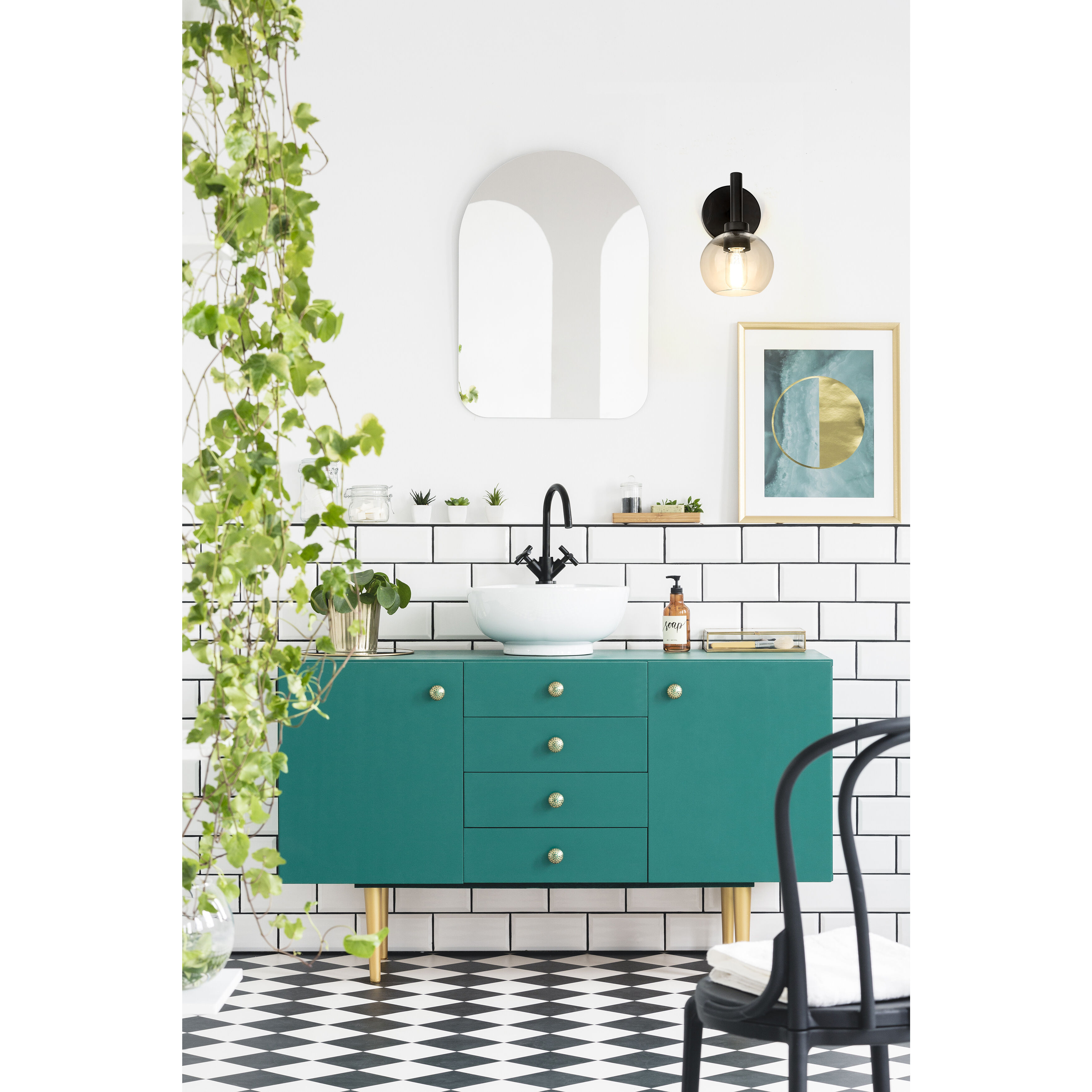 Sutton 1 Light 6 inch Matte Black Wall Sconce Wall Light