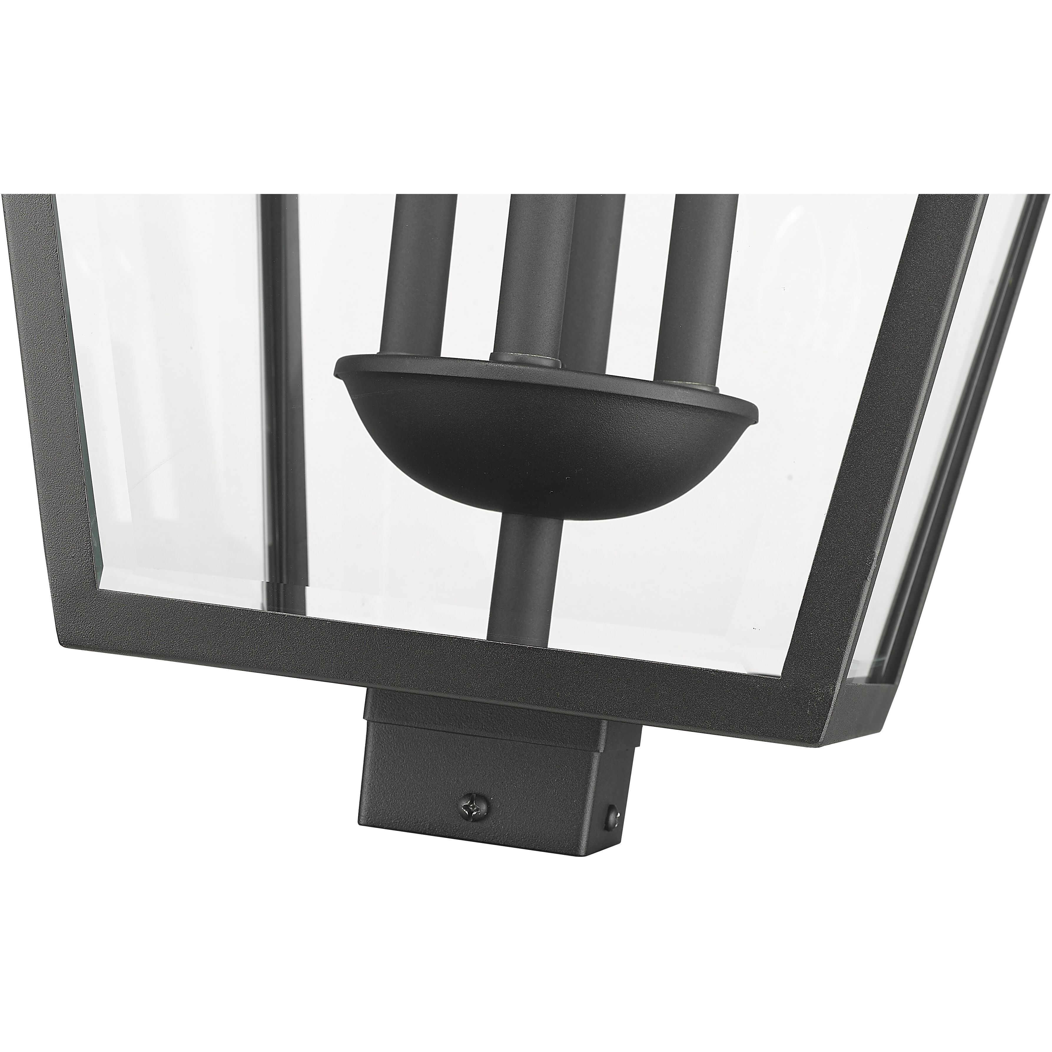 Talbot 4 Light 33.75 inch Black Outdoor Post Mount Fixture