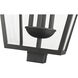 Talbot 4 Light 33.75 inch Black Outdoor Post Mount Fixture
