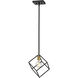 Vertical 1 Light 11.25 inch Bronze and Olde Brass Pendant Ceiling Light