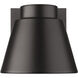 Asher LED 5 inch Oil Rubbed Bronze Outdoor Wall Light