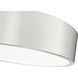 Coronado LED 16 inch Brushed Nickel Flush Mount Ceiling Light
