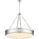 Anders LED 33 inch Polished Nickel Chandelier Ceiling Light