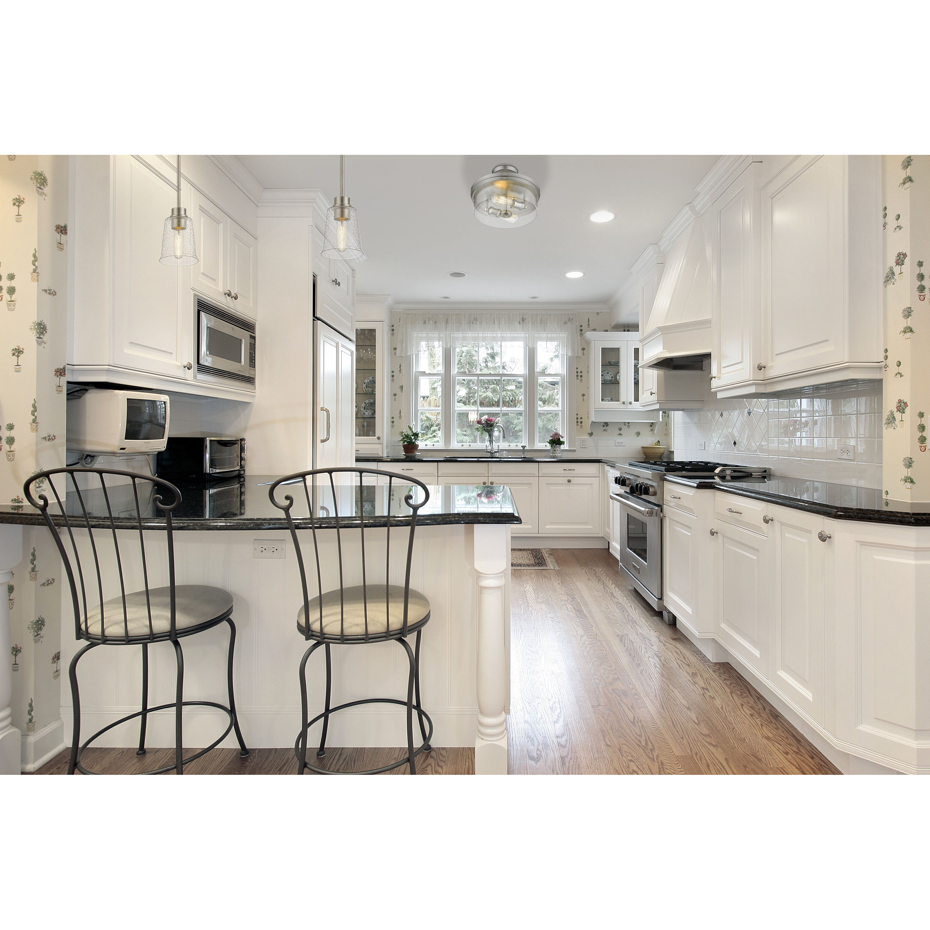 Bohin 1 Light 5 inch Brushed Nickel Pendant Ceiling Light