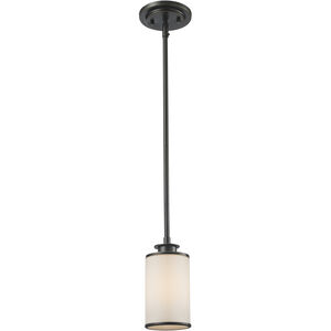 Savannah 1 Light 4.5 inch Olde Bronze Pendant Ceiling Light, shade is.....4" diameter by 6.50" h.  1 5/8th hole at the top