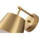 Lilly 1 Light 8 inch Modern Gold Wall Sconce Wall Light
