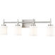 Cadoc 4 Light 31.5 inch Brushed Nickel Bath Vanity Light Wall Light