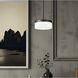 Renaud LED 9.25 inch Matte Black Pendant Ceiling Light