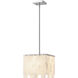 Viviana 1 Light 12 inch Polished Nickel Pendant Ceiling Light