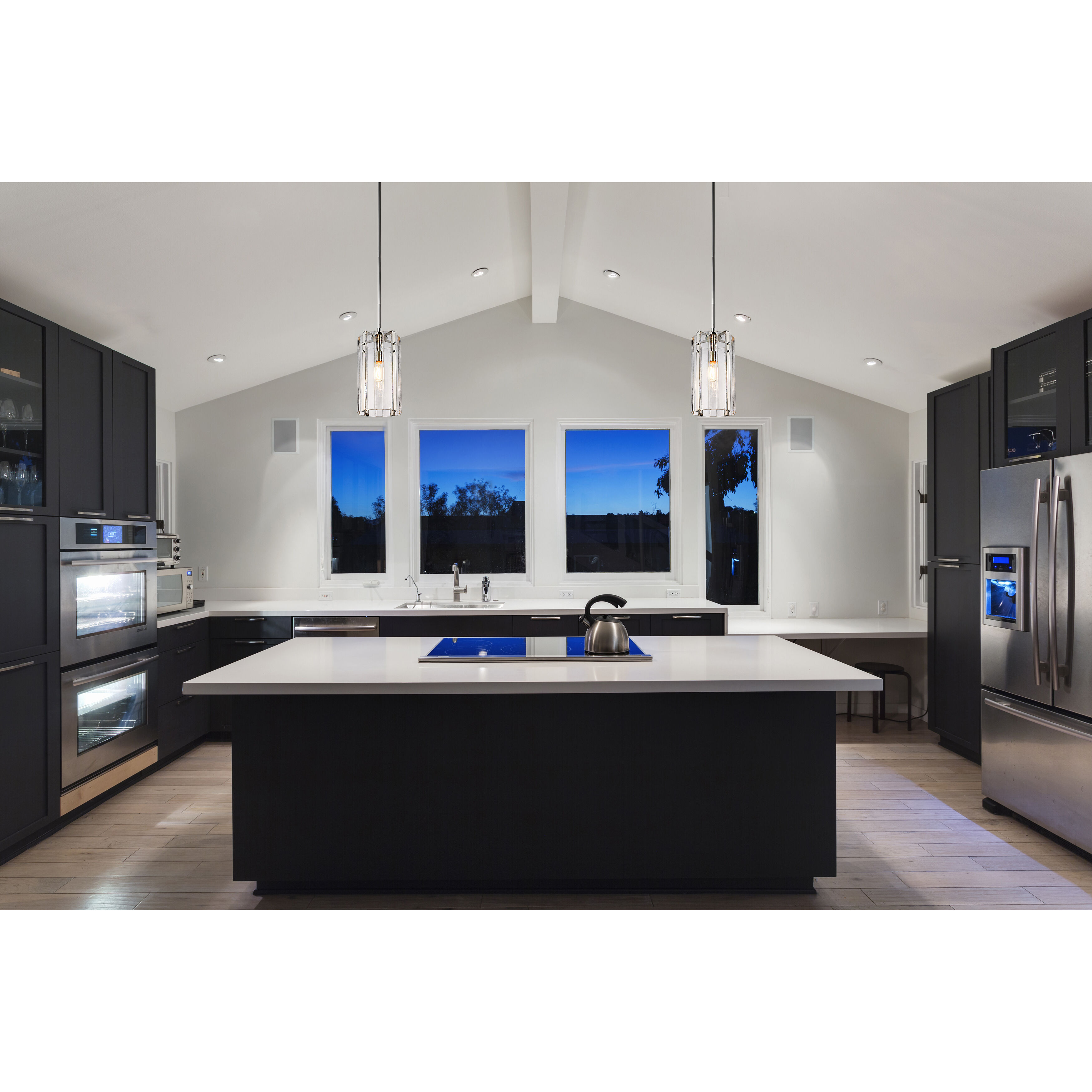 Alverton 1 Light 8 inch Polished Nickel Pendant Ceiling Light