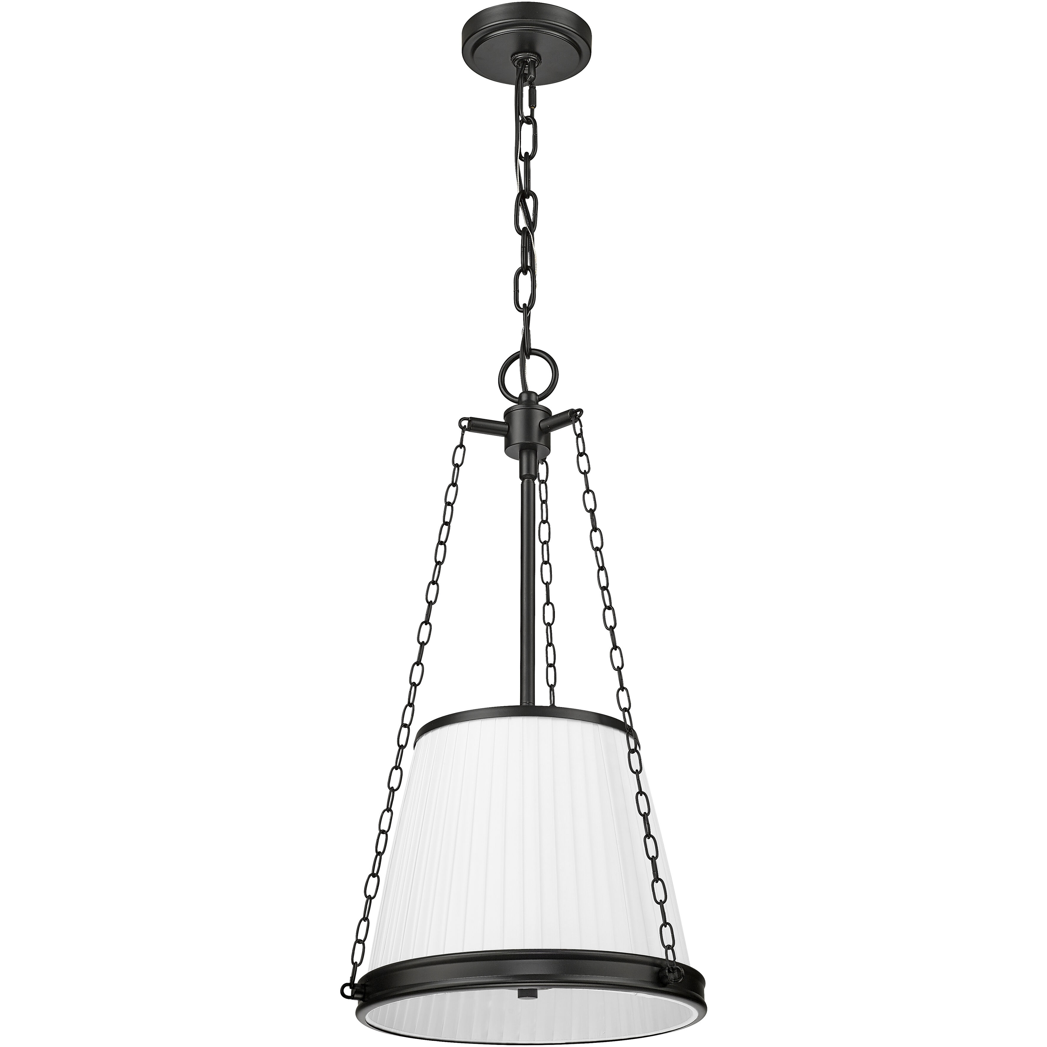 Madeline 4 Light 12 inch Matte Black Pendant Ceiling Light