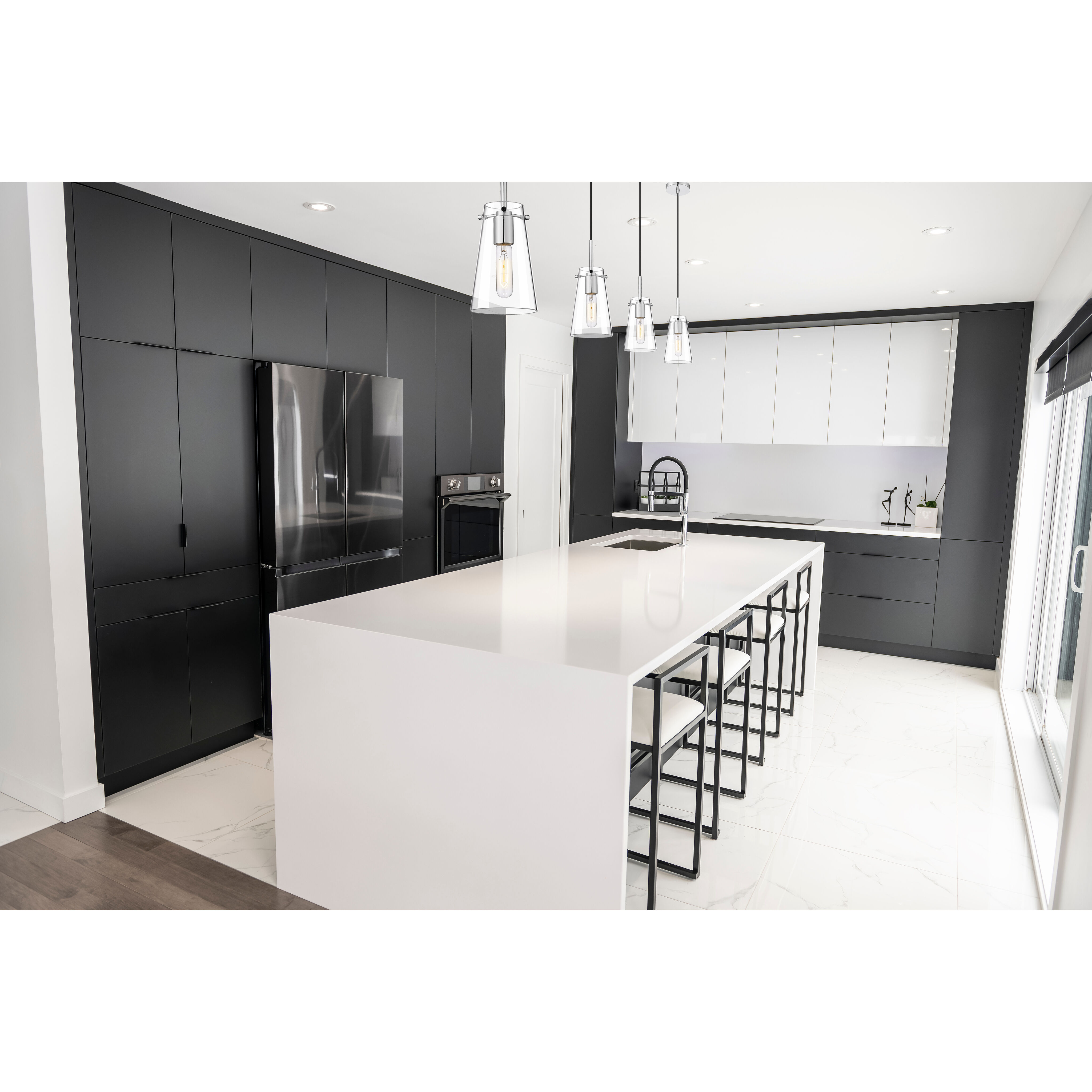 Kira 1 Light 5 inch Chrome Pendant Ceiling Light