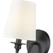 Gianna 1 Light 5.5 inch Matte Black Wall Sconce Wall Light