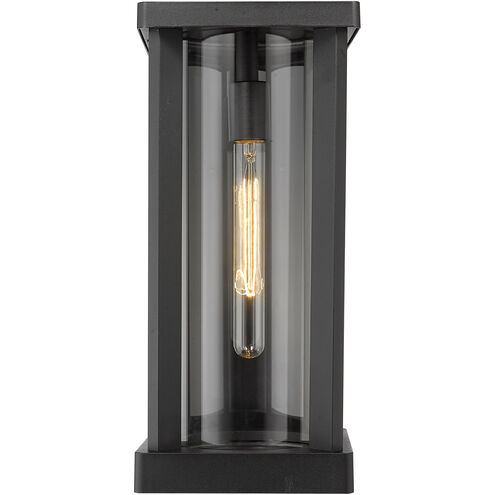 Glenwood 1 Light 16.75 inch Black Outdoor Wall Light