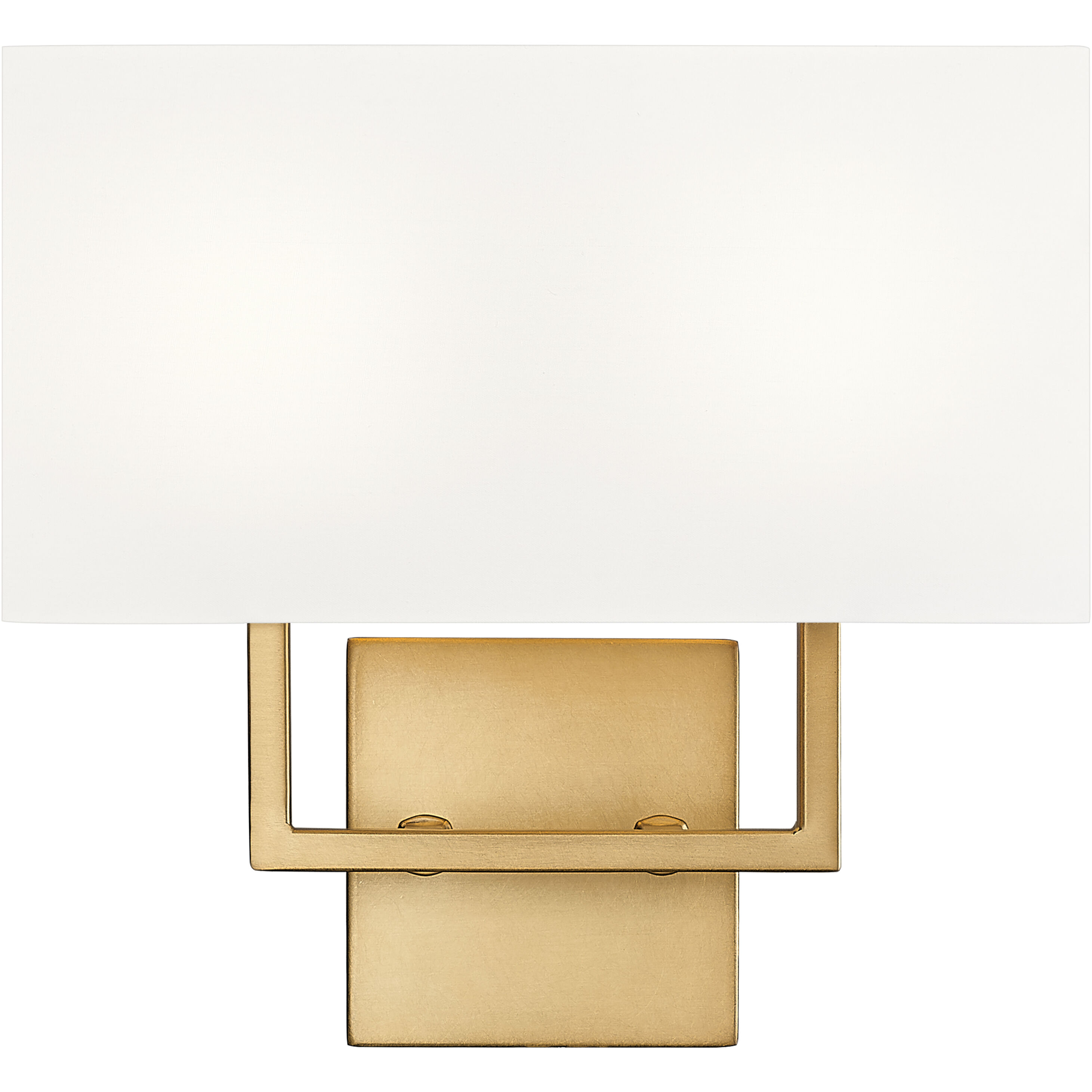 Saxon Wall Sconce Wall Light in Rubbed Brass