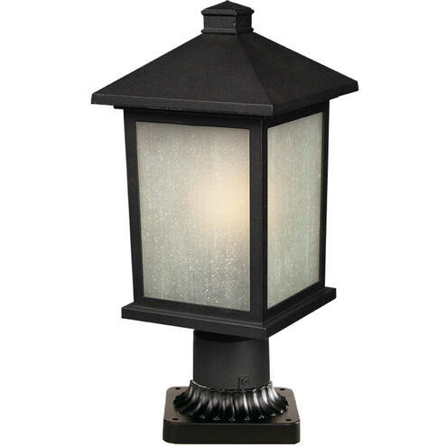 Holbrook 1 Light 18 inch Black Outdoor Pier Mounted Fixture