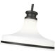 Reznor Pendant Ceiling Light in Matte Black