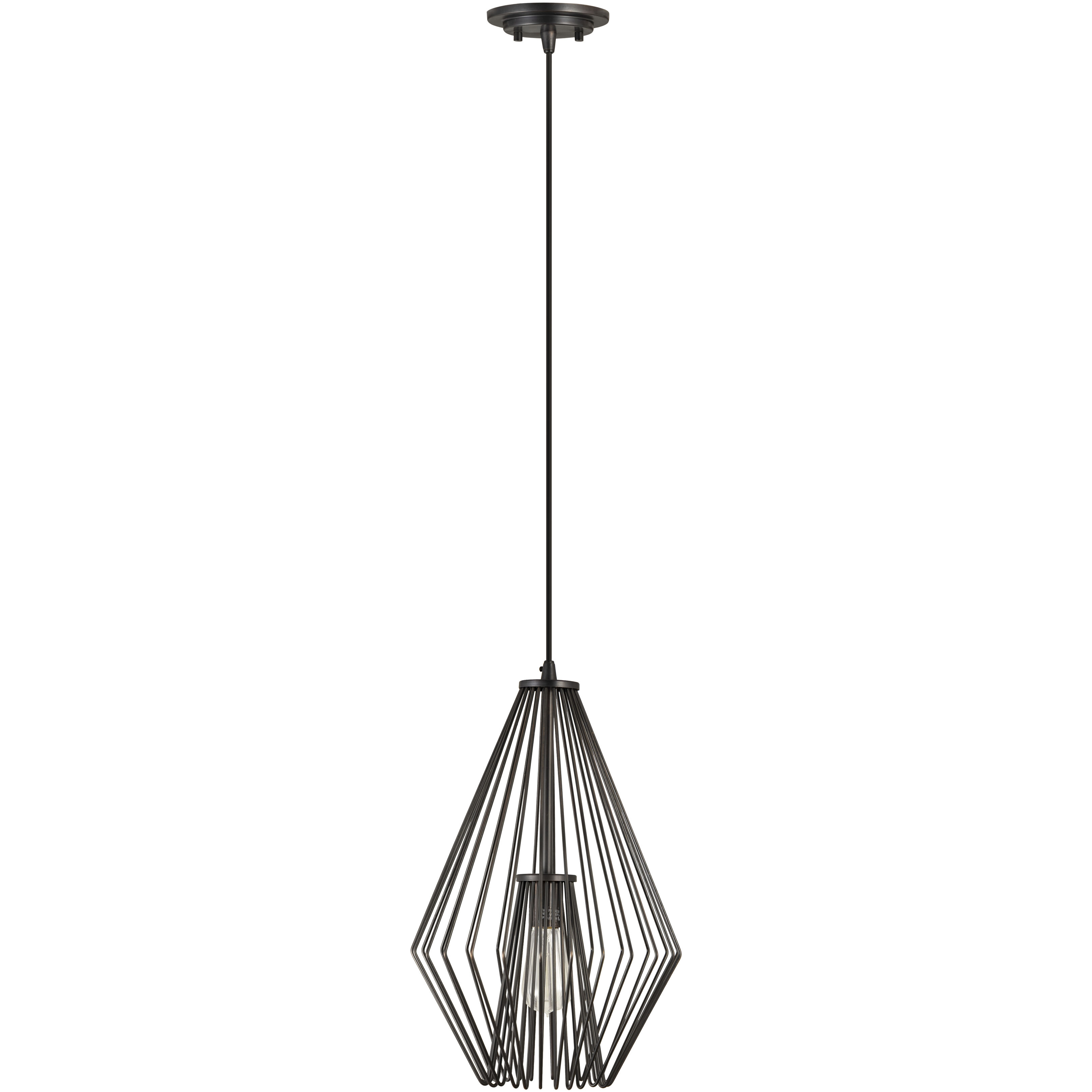 Quintus 1 Light 12.25 inch Plated Bronze Pendant Ceiling Light