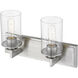 Savannah 2 Light 16.25 inch Brushed Nickel Vanity Wall Light