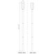 Leland LED 113.25 inch Sand Black Outdoor Post Mounted Fixture