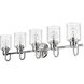 Kinsley 5 Light 35 inch Chrome Bath Vanity Wall Light